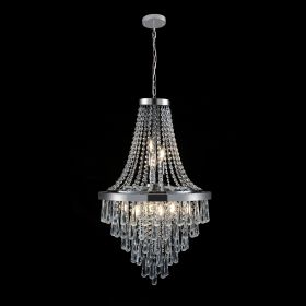 Chromium color Crystal Chandeliers,Large Contemporary Luxury Ceiling Lighting(Bulb Not Included)