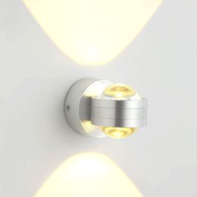 LED Crystal Wall Sconce for Bedroom Bathroom Aisle stairwell Terrace;  6w/Warm White Light;  Decorative Spotlight