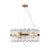 23.6 Inches Luxury Chandeliers Crystal Living Room Bedroom Decorative Lights Simple Modern Dining Room LED Lighting