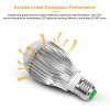 9W LED Light Bulb E27 RGB Lamp Bulb 16 Colors Changable 24-key IR Remote Control