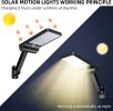 (2 Pack) Outdoor Solar Flood Lights Wireless 48 LED Waterproof Security Motion Sensor Light with 3 Modes