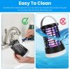 4 In 1 Bug Zapper Light Rechargeable Mosquito Zapper for Indoor Outdoor Waterproof Mosquito Killer Lamp with 3 Lighting Modes for Patio Yard Home