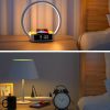 1pc Wireless Charger Table Lamp, 18W Touch Lamp Alarm Clock With Wireless Charging Wake-Up Light