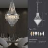 Chromium color Crystal Chandeliers,Large Contemporary Luxury Ceiling Lighting(Bulb Not Included)